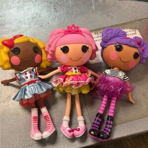 3 lalaloopsy dolls